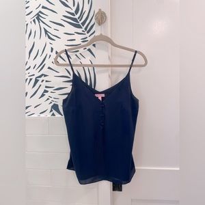 Lilly Pulitzer Lailah Cami Size Small True Navy